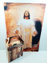 Quebra-cabeça Jesus ressureição 300 peças em MDF - Coleção TEA & AMOR