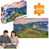 Quebra Cabeça Jogo 1000pçs Machu Picchu Grande Pedaogico