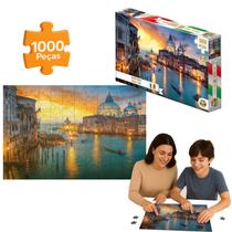 Quebra Cabeça Jogo 1000pçs Veneza Italia Grande Pedaogico