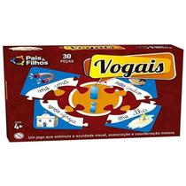 Quebra cabeça jogo didatico brincar de aprender as vogais - pais e filhos Quebra cabeça jogo didatico brincar de aprender as vogais - pais e filhos