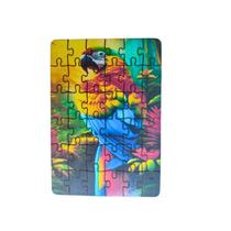 Quebra-Cabeça Jogo Infantil Arara 36 Peças MDF 18x26