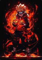 Quebra-Cabeça Jogo Infantil Naruto 64 Peças MDF 18x26 Quebra-Cabeça Jogo Infantil Naruto 64 Peças MDF 18x26