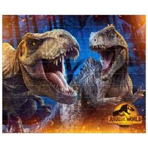 Quebra-Cabeça Jurassic World Batalha dos Gigantes 100 Peças - Mimo Quebra-Cabeça Jurassic World Batalha dos Gigantes 100 Peças - Mimo