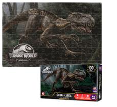 Quebra Cabeça Jurassic World Dinossauro Indoraptor 100 Peças