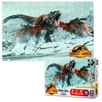 Quebra Cabeça Jurassic World Dinossauro Pyroraptor 100 Peças