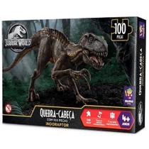 Quebra Cabeça Jurassic World Indoraptor 100 Peças Quebra Cabeça Jurassic World Indoraptor 100 Peças