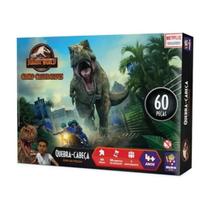 Quebra Cabeça Jurassic World T Rex 60 Peças Mimo 2056