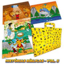 Quebra Cabeça - Kit Com 4 Modelos - Bíblicos - Vol 5