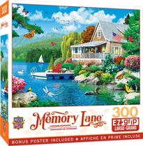Quebra-Cabeça Lakeside Memories - 300 Peças - Obras-Primas