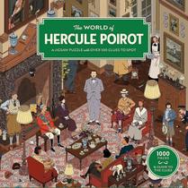 Quebra-cabeça Laurence King O mundo de Hercule Poirot 1000 peças