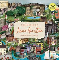 Quebra-cabeça Laurence King O mundo de Jane Austen 1000 peças Quebra-cabeça Laurence King O mundo de Jane Austen 1000 peças