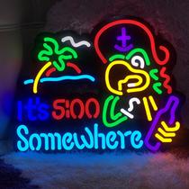 Quebra-cabeça LDGJ 40 peças de placa LED de néon 35x40cm 110V