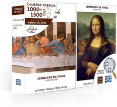Quebra-Cabeça Leonardo da Vinci Monalisa e A Última Ceia - Toyster