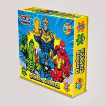 Quebra Cabeça Liga dos Defensores 100 Peças Brinquedo Infantil - GGBplast