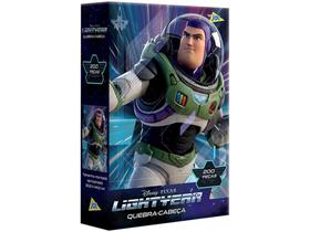 Quebra cabeça lightyear 200 peças 6 anos +