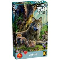 Quebra-Cabeça Lobos 150 Peças - Grow