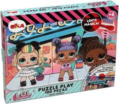 Quebra Cabeça Lol Surprise Lente Mágica 100 Peças Elka 1194