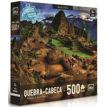 Quebra Cabeça Machu Picchu Maravilhas do Mundo 500 Pçs- Toyster