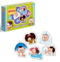 Quebra Cabeça Madeira 5 Em 1 Turma Da Mônica Baby Nig