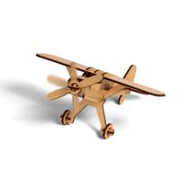 QUEBRA-CABECA Madeira Aviao Cesnna 3D 15PCS