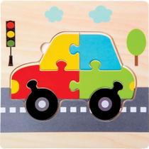 QUEBRA-CABEÇA Madeira Carrinho RF8 Sortido em MDF para +3 ANOS