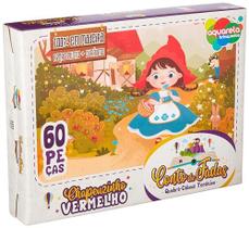 Quebra-Cabeca Madeira Chapeuzinho Vermelho 60 Pecas