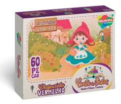 Quebra - Cabeça Madeira Coleção Conto de Fadas Chapeuzinho Vermelho 60 Peças - Aquarela Quebra - Cabeça Madeira Coleção Conto de Fadas Chapeuzinho Vermelho 60 Peças - Aquarela