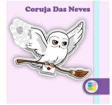 Quebra Cabeça Madeira Coruja Das Neves Edwiges A4 com Caixa Quebra Cabeça Madeira Coruja Das Neves Edwiges A4 com Caixa