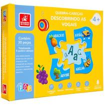 Quebra-Cabeca Madeira Descobrindo As Vogais 30Pcs