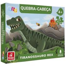 Quebra-Cabeca Madeira Tiranossauro Rex 24Pcs