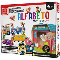 Quebra-cabeça Madeira Trenzinho Do Alfabeto 34 Pcs