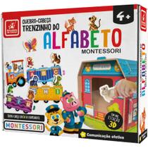 QUEBRA-CABEÇA Madeira Trenzinho do Alfabeto 34 PCS