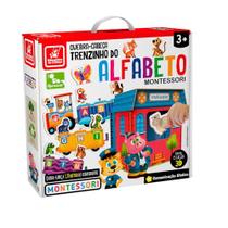 Quebra-Cabeca Madeira Trenzinho Do Alfabeto 34Pcs