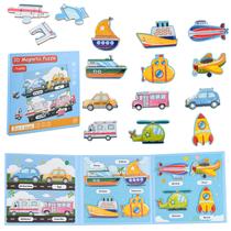 Quebra-cabeça magnético ASTARON 3D com 60 adesivos fofos para crianças Quebra-cabeça magnético ASTARON 3D com 60 adesivos fofos para crianças