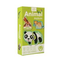 Quebra-Cabeça Magnético De Animais Para Crianças, Jogo Educacional Com Letras Minúsculas E Adesivos