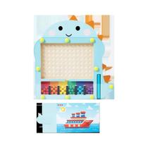 Quebra-Cabeça Magnético De Dinossauro Em Madeira Para Crianças, Ferramenta Educacional De