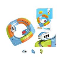 Quebra-Cabeça Magnético DIY Para Crianças, Trilha De Trem De Alta Velocidade, Cubo, Presente De