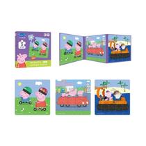 Quebra-Cabeça Magnético Infantil Peppa Pig, Brinquedo Educativo De Desenho Animado, Presentes Para