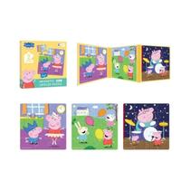 Quebra-Cabeça Magnético Peppa Pig Para Crianças Brinquedo Educativo De Animação Fofo Presentes Para