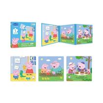 Quebra-Cabeça Magnético Peppa Pig Para Crianças Brinquedo Educativo De Animação Fofo Presentes Para