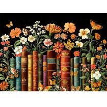 Quebra-cabeça Maiqufa Vintage Wildflowers Books 500 Peças Quebra-cabeça Maiqufa Vintage Wildflowers Books 500 Peças