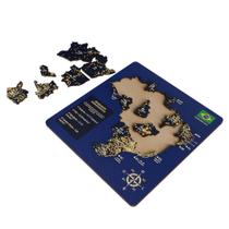 Quebra Cabeça Mapa Brasil MDF Aprender Brincando Quebra Cabeça Mapa Brasil MDF Aprender Brincando