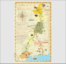 Quebra cabeça Mapa da Estrada Real - 98 x 60cm - 1014 peças
