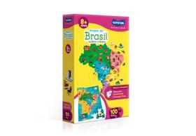 Quebra-cabeça Mapa do Brasil 100 peças Quebra-cabeça Mapa do Brasil 100 peças