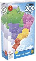Quebra Cabeça - Mapa do Brasil 200 peças Quebra Cabeça - Mapa do Brasil 200 peças