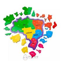 Quebra-cabeça Mapa Do Brasil - Babebi