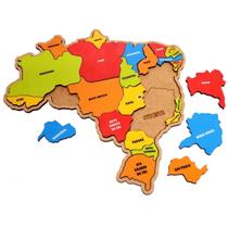 Quebra Cabeça Mapa Do Brasil - Maninho Quebra Cabeça Mapa Do Brasil - Maninho