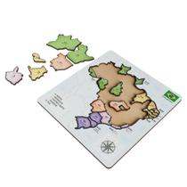 Quebra Cabeça Mapa do Brasil Mapas Temáticos MDF Quebra Cabeça Mapa do Brasil Mapas Temáticos MDF