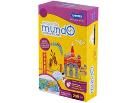 Quebra Cabeça Mapa do Mundo 200 Peças - Toyster