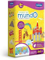 Quebra-Cabeça Mapa do Mundo 200 peças - Toyster